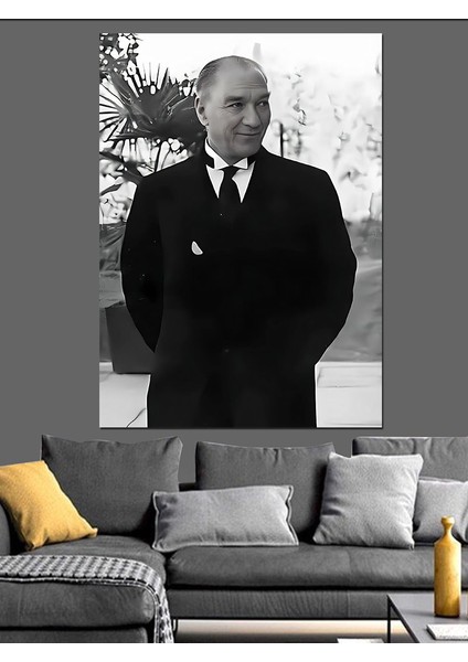 Mustafa Kemal Atatürk Dekoratif Kanvas - Mdf Ahşap Tablo fiyatları