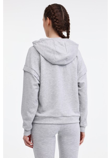 Wl Doına 16MS438 5fx Grı Melanj Kadın Sweatshirt fiyatları