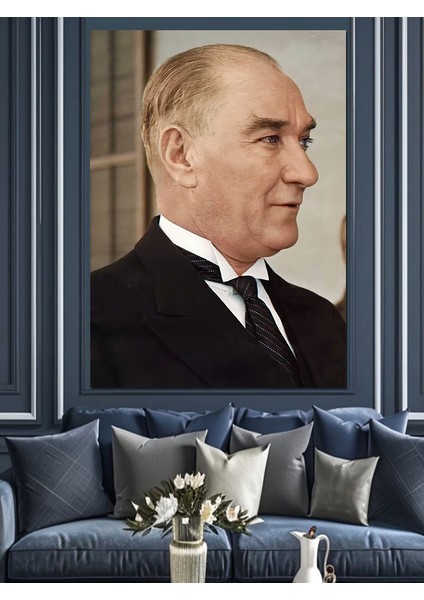 Mustafa Kemal Atatürk Dekoratif Kanvas - Mdf Ahşap Tablo fiyatları