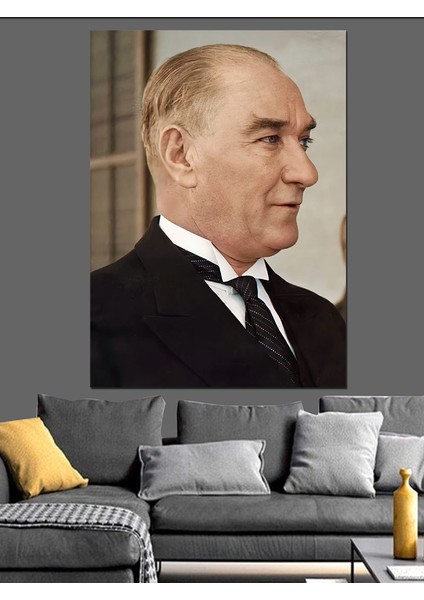 Mustafa Kemal Atatürk Dekoratif Kanvas - Mdf Ahşap Tablo modelleri