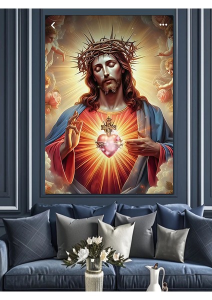 Hz Isa Jesus Christ Dekoratif Kanvas - Mdf Ahşap Tablo modelleri