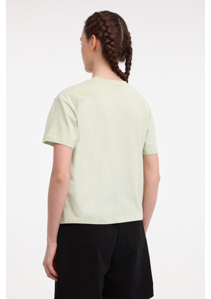 Wl Anna 11 5fx Pastel Yesıl Kadın Kısa Kol T-Shirt
