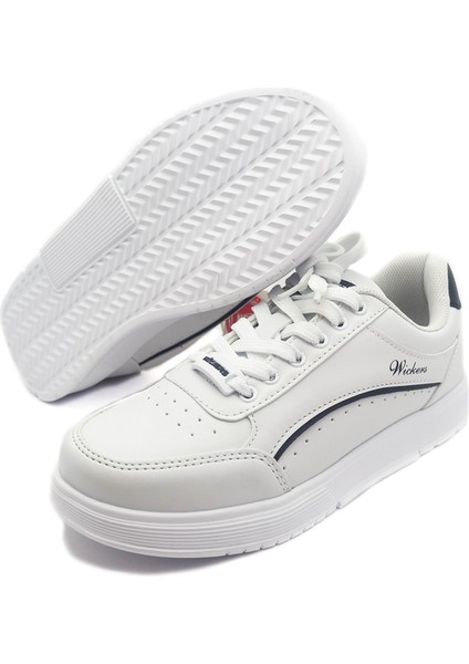 Beyaz Renk Düz Taban Bağcıklı Kadın Sneakers fırsatları