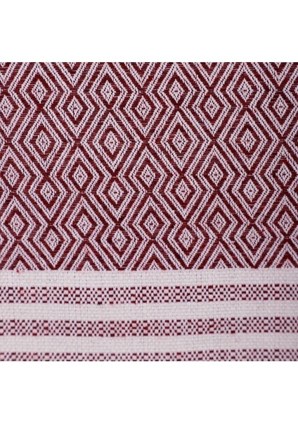 Buldan Işi Pamuklu Koltuk Örtüsü 170X210 cm Kaliteli Koltuk Şalı Çekyat Kanepe Örtüsü - Mürdüm
