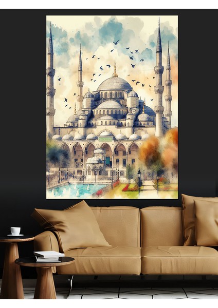 Sultanahmet Camii Dekoratif Kanvas - Mdf Ahşap Tablo fırsatları