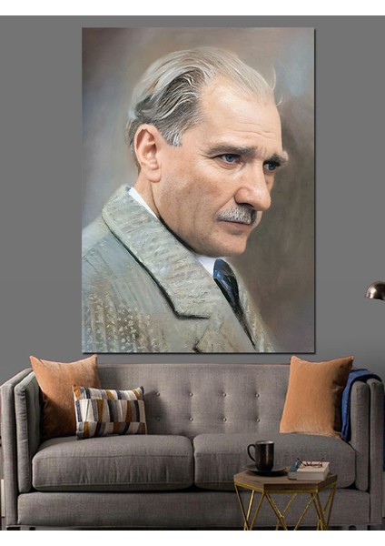 Mustafa Kemal Atatürk Dekoratif Kanvas - Mdf Ahşap Tablo fiyatları