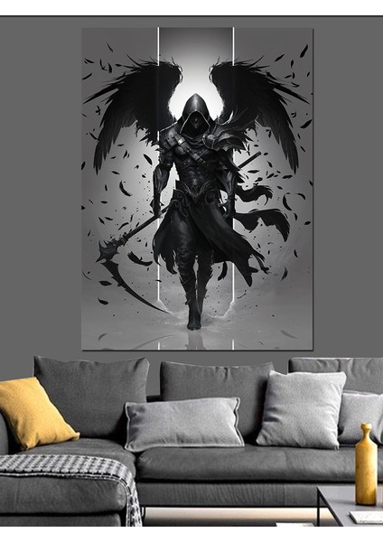 Ölüm Meleği Assassin Dekoratif Kanvas - Mdf Ahşap Tablo modelleri