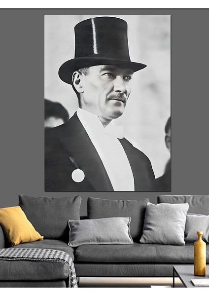 Mustafa Kemal Atatürk Dekoratif Kanvas - Mdf Ahşap Tablo fiyatları