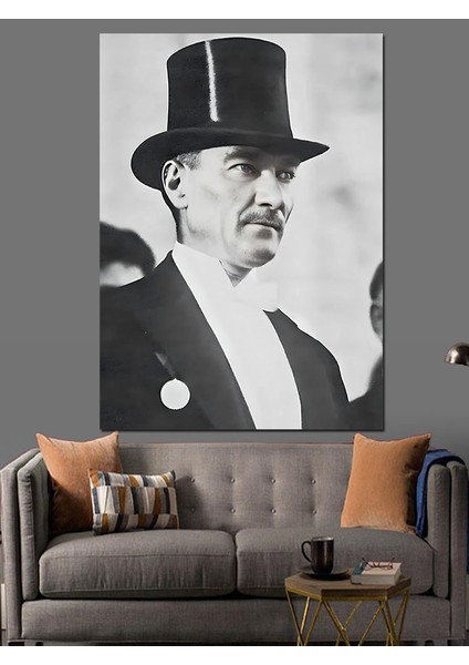 Mustafa Kemal Atatürk Dekoratif Kanvas - Mdf Ahşap Tablo modelleri