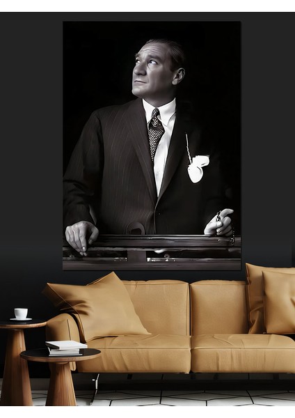 Mustafa Kemal Atatürk Dekoratif Kanvas - Mdf Ahşap Tablo fiyatları
