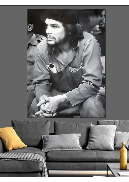 Ernesto Che Guevara Dekoratif Kanvas - Mdf Ahşap Tablo