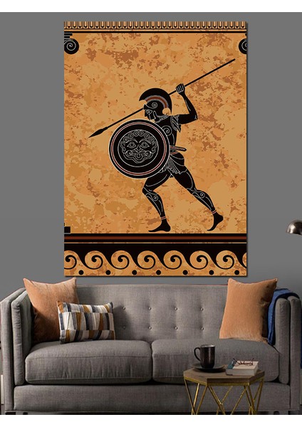 Mızraklı Asker Dekoratif Kanvas - Mdf Ahşap Tablo fiyatları