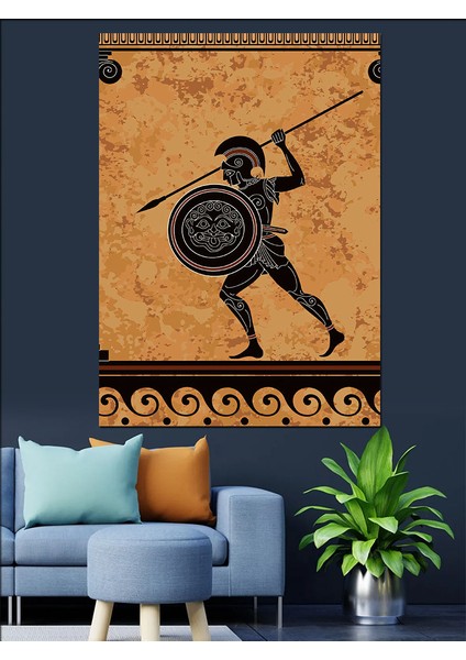 Mızraklı Asker Dekoratif Kanvas - Mdf Ahşap Tablo modelleri