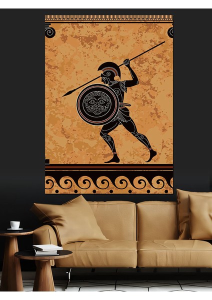 Mızraklı Asker Dekoratif Kanvas - Mdf Ahşap Tablo fırsatları