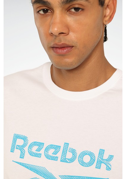 New Id Reg Tee Beyaz Erkek Kısa Kol T-Shirt