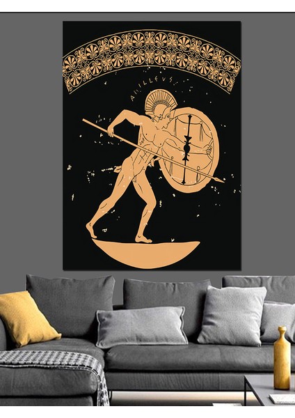 Mızraklı Asker Dekoratif Kanvas - Mdf Ahşap Tablo fiyatları