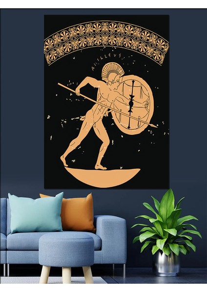 Mızraklı Asker Dekoratif Kanvas - Mdf Ahşap Tablo fırsatları