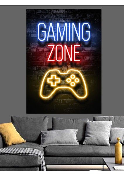 Oyuncu Odası Dekoratif Kanvas - Mdf Ahşap Tablo fiyatları