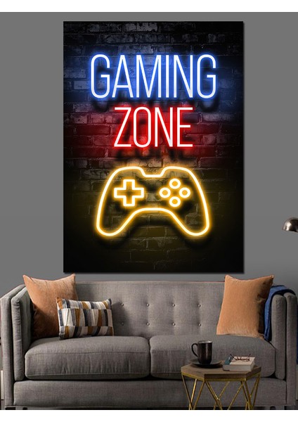 Oyuncu Odası Dekoratif Kanvas - Mdf Ahşap Tablo modelleri