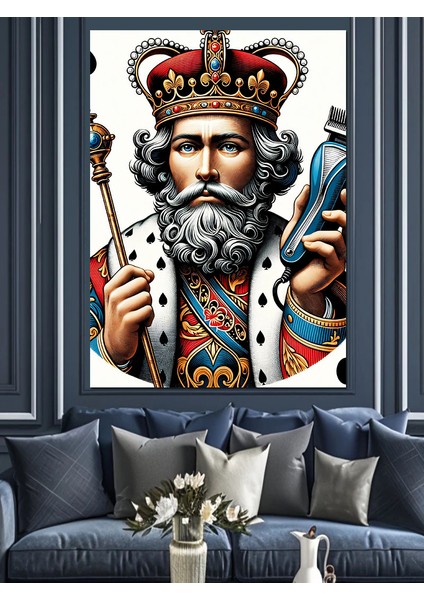 Berber Kralı Dekoratif Kanvas - Mdf Ahşap Tablo modelleri
