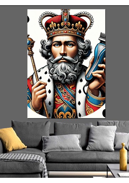 Berber Kralı Dekoratif Kanvas - Mdf Ahşap Tablo fırsatları