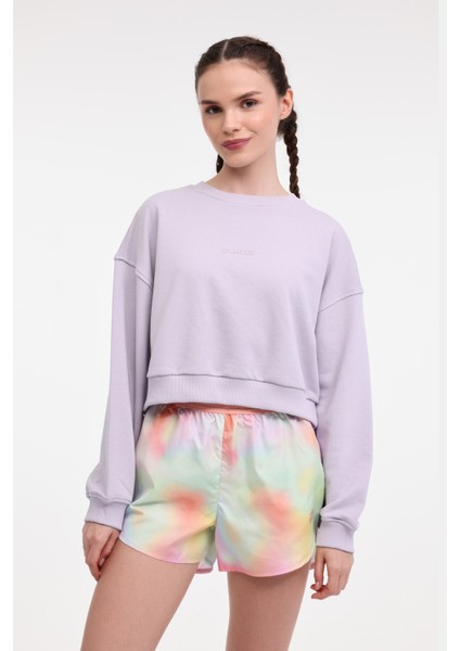 W-Sally C Neck Sweat 5fx Açık Lila Kadın Sweatshirt