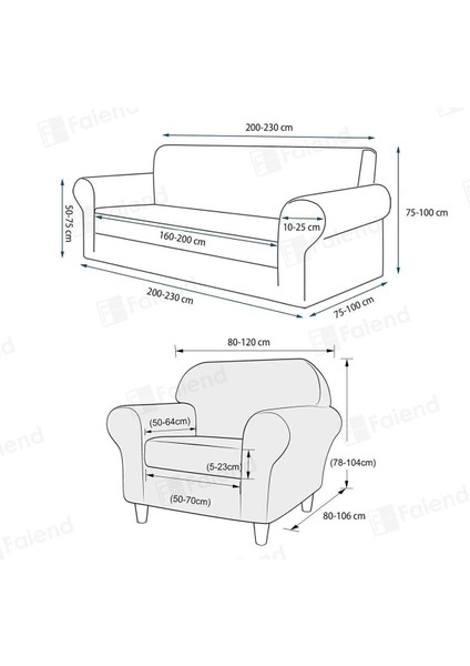 Kaliteli Standart Likrali Lastikli Yarı Kaplama 1 Adet 3 Kişilik Jakarli Koltuk,çekyat Örtüsü indirimleri