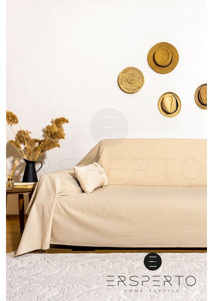 Natural Keten Koltuk Örtüsü 180X450CM fiyatları