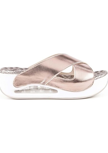 Penelope Anatomik Air Max Tabanlı Kadın Terlik Platin