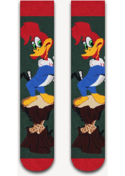 Ağaçkakan Woody Desenli Unisex Çorap