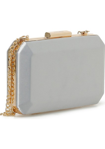 Sımly 5fx Gümüş Kadın Clutch