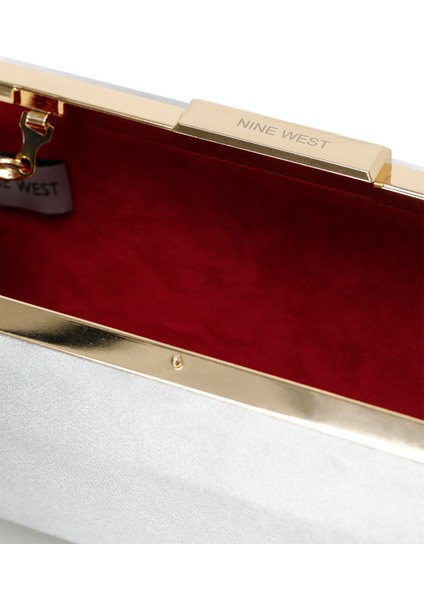 Sımly 5fx Gümüş Kadın Clutch