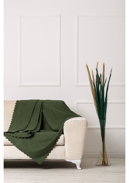 Lorisa Şönil Çift Taraflı Çekyat Koltuk Örtüsü Şalı