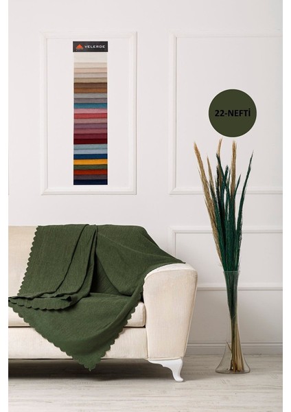 Lorisa Şönil Çift Taraflı Çekyat Koltuk Örtüsü Şalı fiyatları