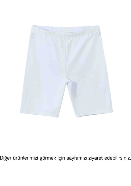 Kız Çocuk Siyah Beyaz Likralı Penye Kısa Tayt 6lı Set Elbise Etek Altı Boxer fiyatları