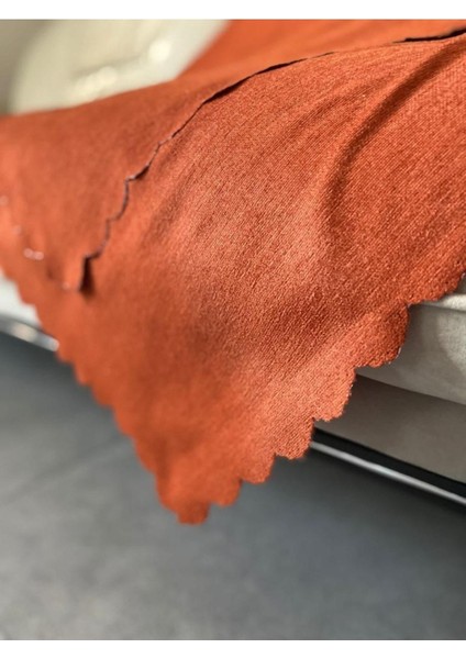 Yıkanılabilir Kaymaz Kiremit Şönil Koltuk Örtüsü Şalı modelleri