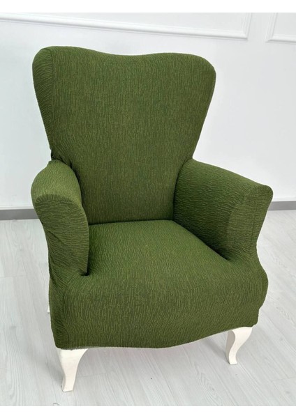 Jakar Kumaş Lastikli Kayma Yapmayan Tek Kişilik 1 Adet Berjer Örtüsü