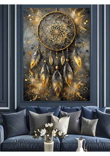 Düş Kapanı Dreamcatcher Dekoratif Kanvas - Mdf Ahşap Tablo modelleri