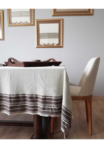 Mykonos Koltuk Örtüsü Pike Pamuklu El Tezgah Dokuması Mint 190X210CM