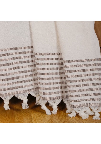 Natural Buldan Işi Kolları Örten Kanepe Çekyat Koltuk Örtüsü 180X300 Büyük Boy Pamuk Dokuma-Krem modelleri