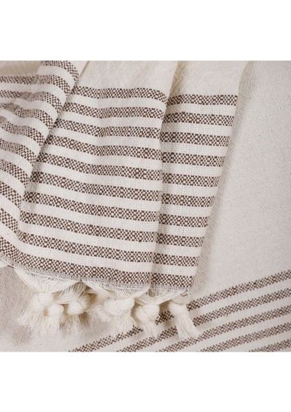 Natural Buldan Işi Kolları Örten Kanepe Çekyat Koltuk Örtüsü 180X300 Büyük Boy Pamuk Dokuma-Krem indirimleri