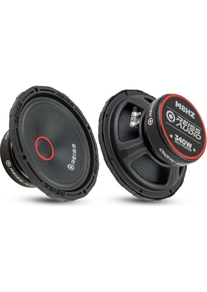 Reıss Audıo RS-M8HZ Oto Midrange 20CM 340 Watt (120 Rms) Kapaklı 2 Adet