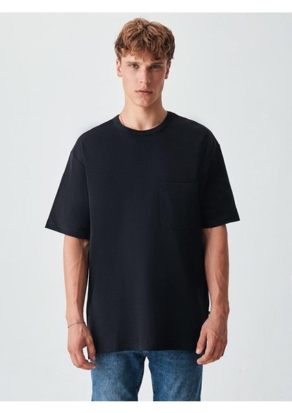 LTB Erkek Loose Siyah T-shırt
