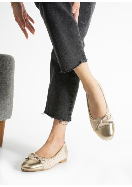 Mahle Tüvit Kumaş Yuvarlak Burun Fiyonk Detaylı Günlük Babet Ev Babeti fiyatları