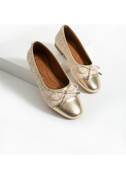 Mahle Tüvit Kumaş Yuvarlak Burun Fiyonk Detaylı Günlük Babet Ev Babeti modelleri