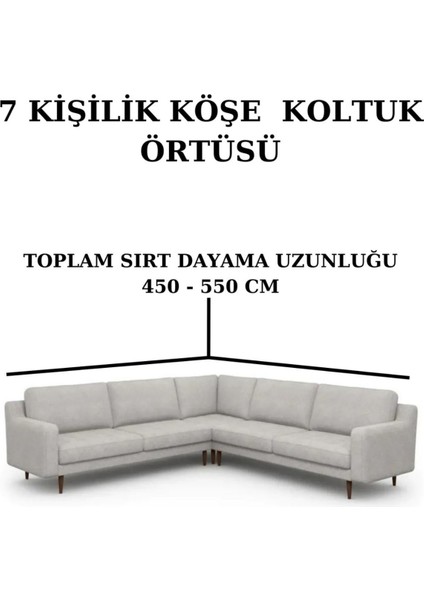 Bürümcük L Köşe Koltuk Örtüsü, Lastıkli, Standart Etekli fiyatları