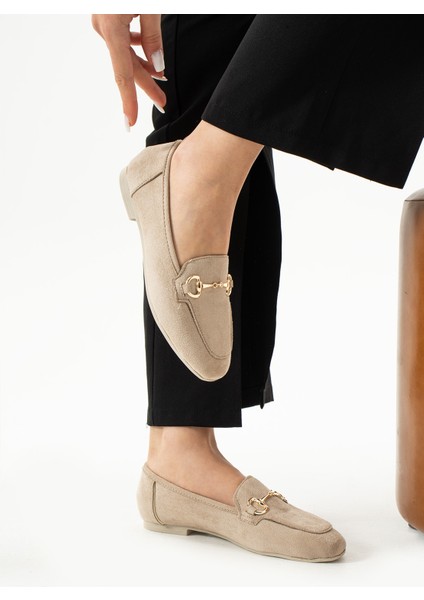 Seramon Süet Aksesuar Detaylı Kadın Babet fırsatları