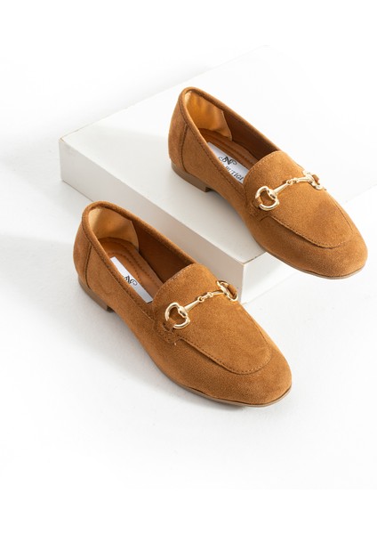 Seramon Süet Aksesuar Detaylı Kadın Babet