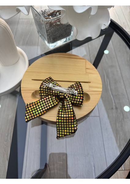 Gold Sarı Hardal Klipsli Kurdele Fiyonk Toka fırsatları