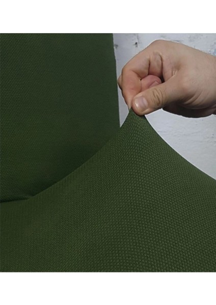 Balpeteği Desen Likra Kumaşlı Tüylenmez Yikanabilir Sandalye Örtüsü Kılıfı Yeni Model Tekli-Haki fiyatları